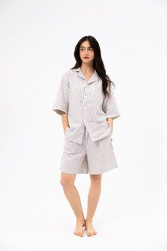 Піжама unisex Lotus Home - City Shorts коричневий L svt-2000022354073 фото