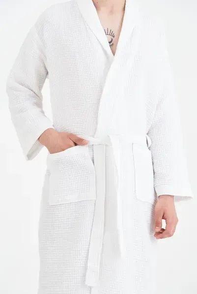 Халат Lotus Home - Waffle white XL svt-2000022330770 фото