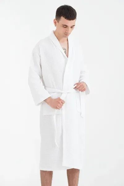 Халат Lotus Home - Waffle white XL svt-2000022330770 фото