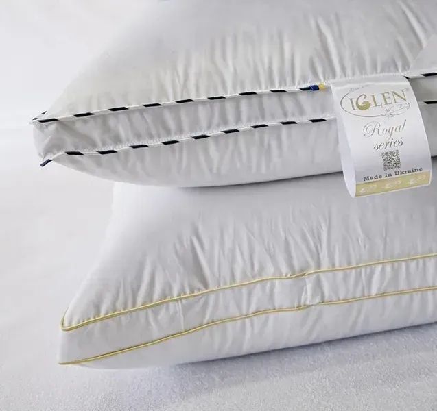 Подарунковий комплект Iglen білий пух Royal Series Iglen (зимовий) Полуторний 160x215 см 1400 г p_s_k_1602151WRS + 50701WRS фото