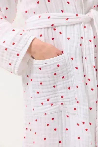 Халат Lotus Home - Molly Heart muslin S/M svt-2000022341431 фото