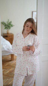 Піжама жіноча Lotus Home - Molly Heart muslin L/XL svt-2000022341462 фото
