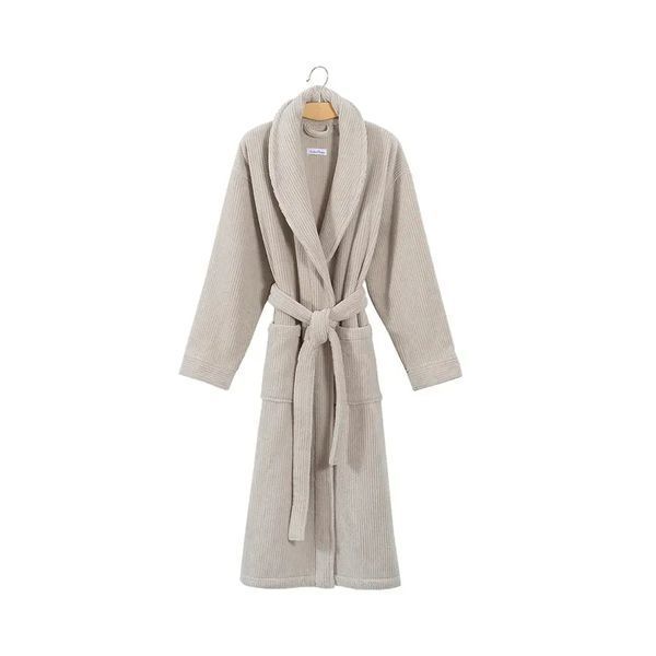 Халат unisex Lotus Home - Bold New beige махровий M svt-2000022347945 фото
