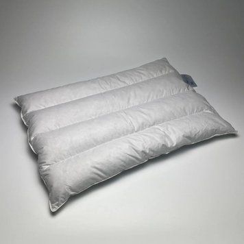 Подушка чотирикамерна пухова Iglen 100% білий пух, 50x70 см, 250 г p_s_k_507011(3k)W фото