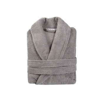Халат махровий Lotus Home NELLA, Grey Сірий, S/M luli2289672-svt фото