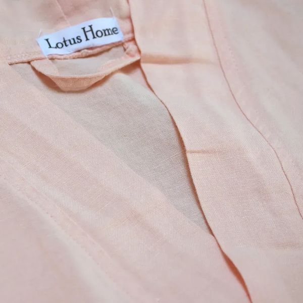 Халат-кімоно з льону Lotus Home - Madrida пудровий L/XL svt-2000022339728 фото